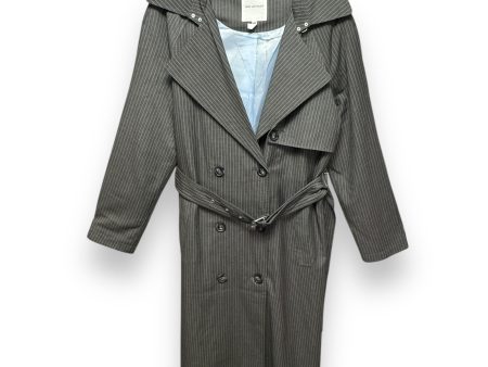 Coat Trench Coat By Avec Les Filles In Striped Pattern, Size: Xs For Discount