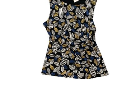 Top Sleeveless Basic By Anne Klein In Blue & Gold, Size: L Cheap