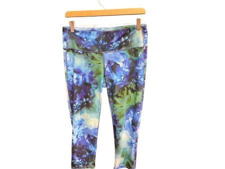 Athletic Capris By Athleta In Multi-colored, Size: M For Cheap