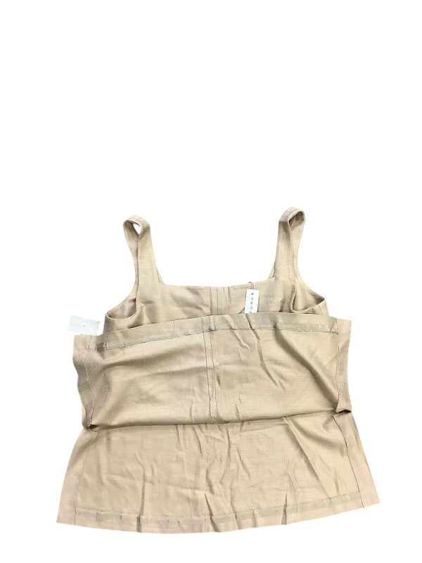 Blouse Sleeveless By Trina Turk In Tan, Size: M Fashion