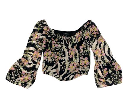 Top 3 4 Sleeve By Guess In Floral Print, Size: S Cheap