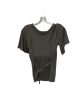 Top Short Sleeve By Green Envelope In Black, Size: Xs Fashion