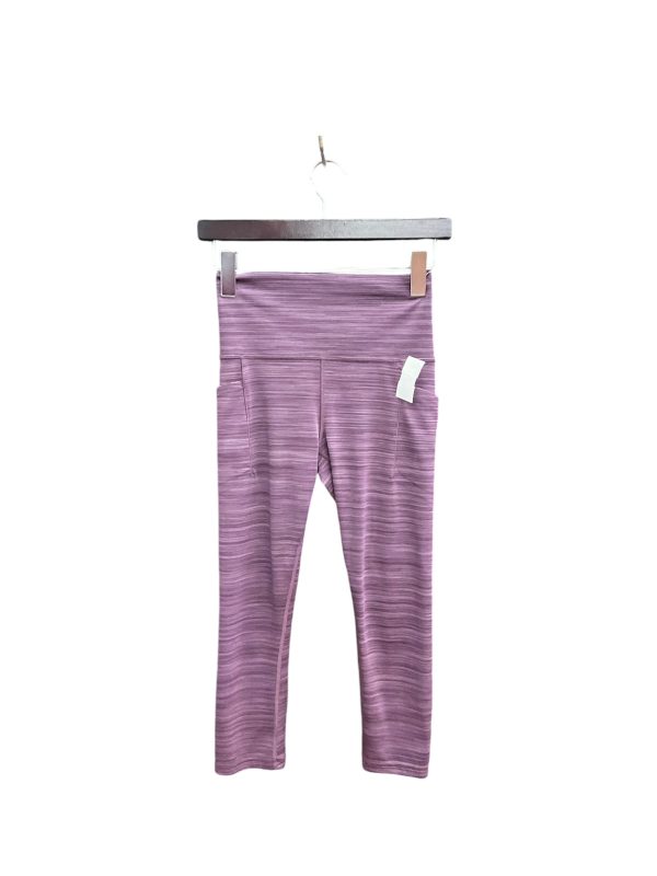 Athletic Leggings Capris By Athleta In Purple, Size: Xs Cheap