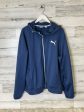 Athletic Jacket By Puma In Blue, Size: Xl Supply