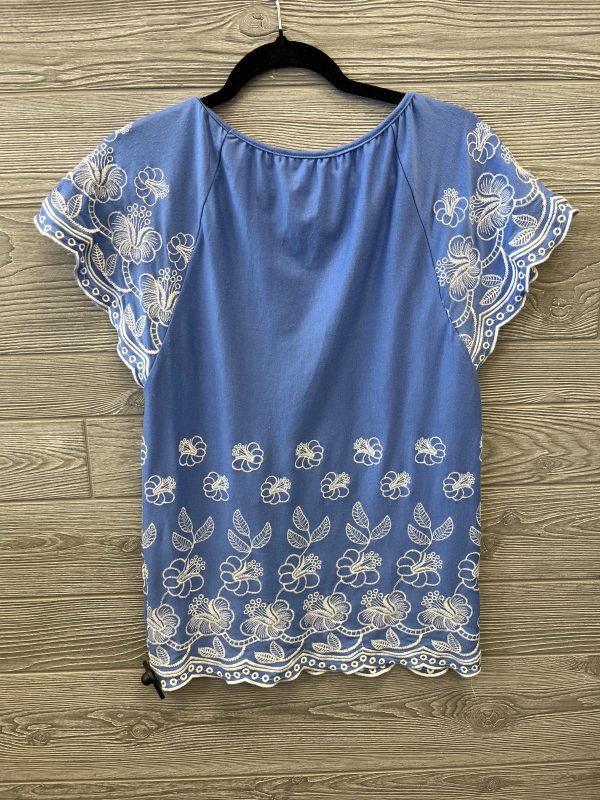 Top Short Sleeve By Fever In Blue, Size: Xs Online Hot Sale