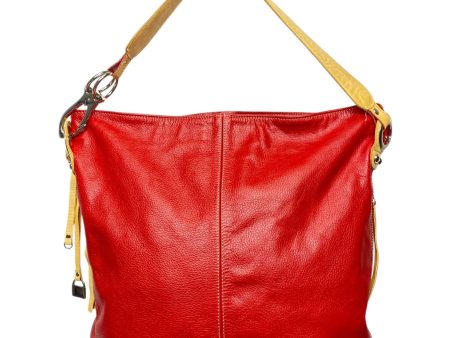 Handbag Leather By Carlo Cecchini, Size: Large Cheap