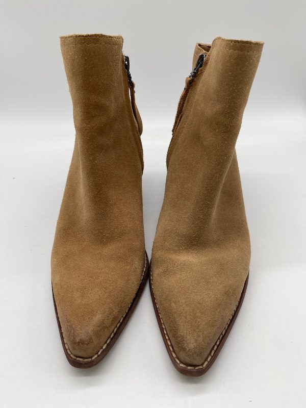 Boots Ankle Heels By Sam Edelman In Tan, Size: 9.5 Sale