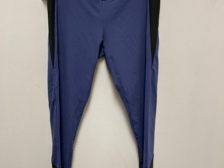 Athletic Leggings By Oakley In Blue, Size: 8 For Discount