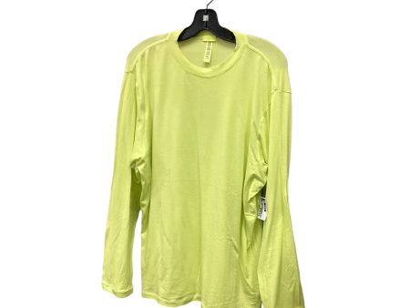 Top Long Sleeve By Skims In Yellow, Size: L Hot on Sale