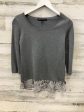 Top Long Sleeve By White House Black Market In Grey, Size: Xs Cheap