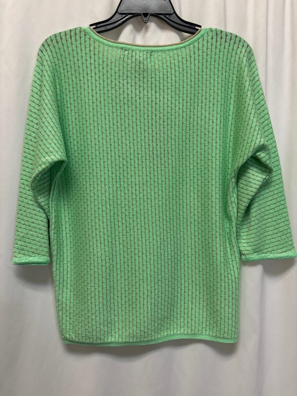 Top 3 4 Sleeve By Madison In Green, Size: S Sale