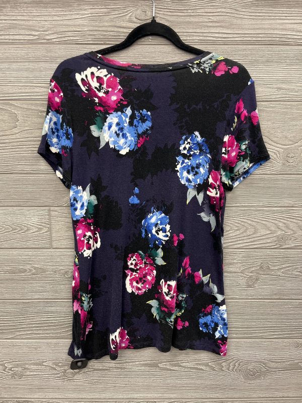 Top Short Sleeve By Apt 9 In Floral Print, Size: M Sale