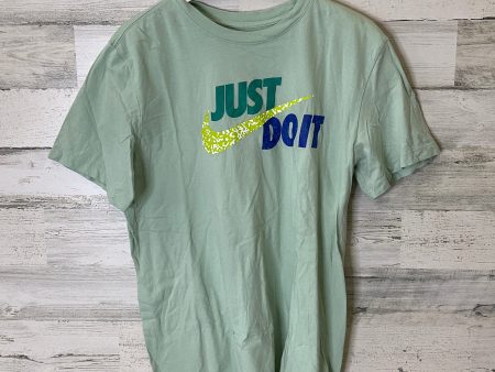 Top Short Sleeve By Nike Apparel In Green, Size: L Supply