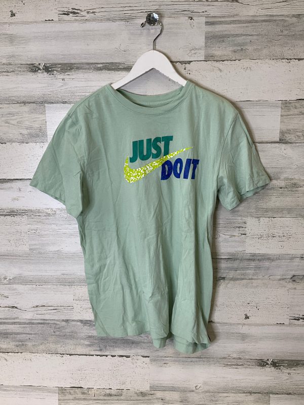 Top Short Sleeve By Nike Apparel In Green, Size: L Supply