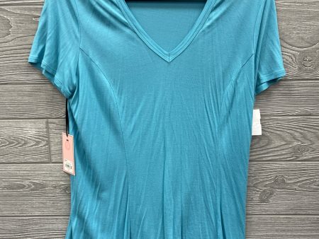 Top Short Sleeve By Juicy Couture In Aqua, Size: M For Cheap