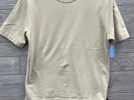 Top Short Sleeve By Christopher And Banks In Beige, Size: M Discount