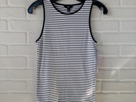 Top Sleeveless Basic By Banana Republic In Black & White, Size: M Online Sale