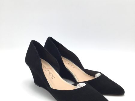 Shoes Heels Wedge By Sole Society In Black, Size: 9 Online Hot Sale