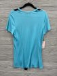 Top Short Sleeve By Juicy Couture In Aqua, Size: M For Cheap