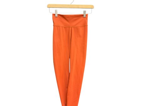 Athletic Leggings By Madewell In Terracotta, Size: Xxs Online Hot Sale