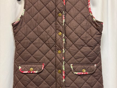 Vest Puffer & Quilted By Matilda Jane In Brown, Size: S For Sale