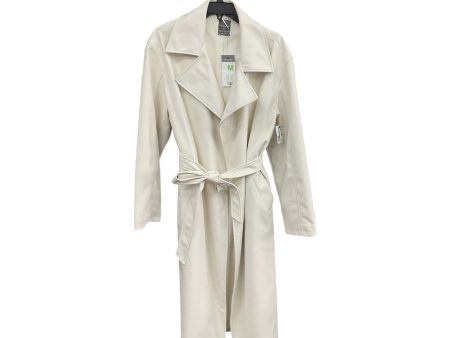 Coat Trench Coat By Primark In White, Size: M Cheap