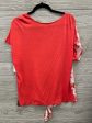 Top Short Sleeve By Dana Buchman In Red, Size: M Sale