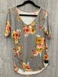 Top Short Sleeve By Maurices In Floral Print, Size: M For Discount