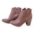 Boots Ankle Heels By Mia In Tan, Size: 7.5 on Sale