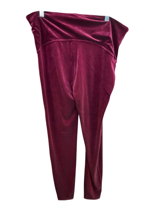 Pants Leggings By Spanx In Maroon, Size: 3x Fashion