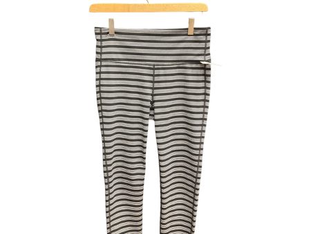 Athletic Capris By Athleta In Striped Pattern, Size: M For Cheap