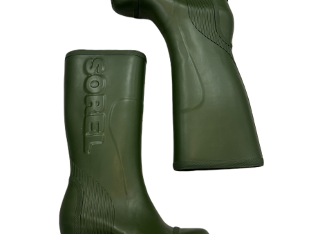 Boots Rain By Sorel In Green, Size: 10 Discount