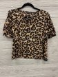 Top Short Sleeve By Shein In Animal Print, Size: M Online