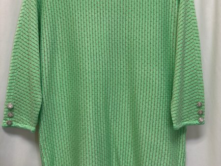 Top 3 4 Sleeve By Madison In Green, Size: S Sale