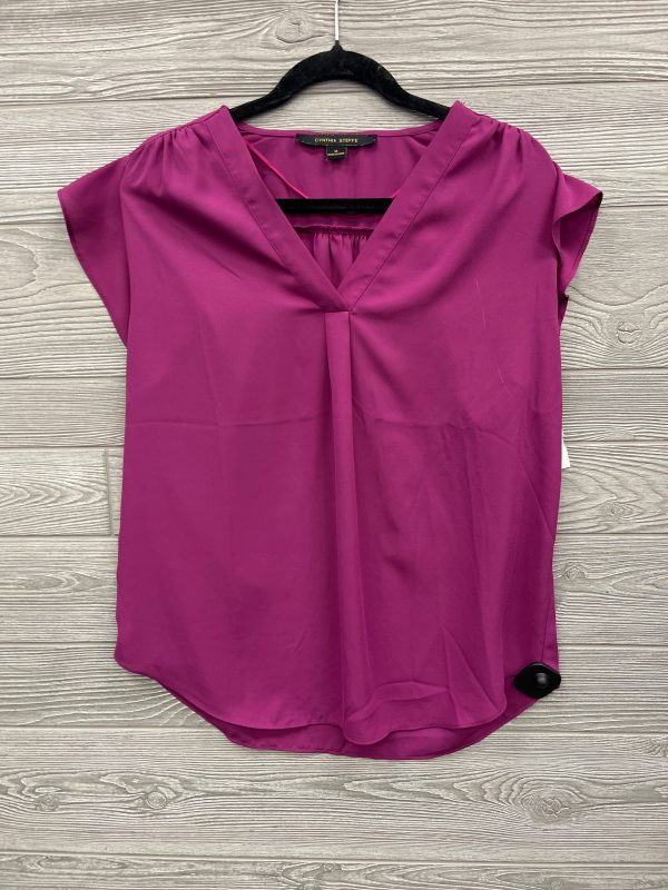 Top Short Sleeve By Cynthia Steffe In Pink, Size: M Discount