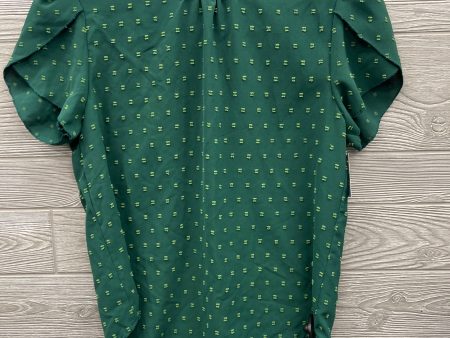 Top Short Sleeve By Shein In Green, Size: M Online Hot Sale