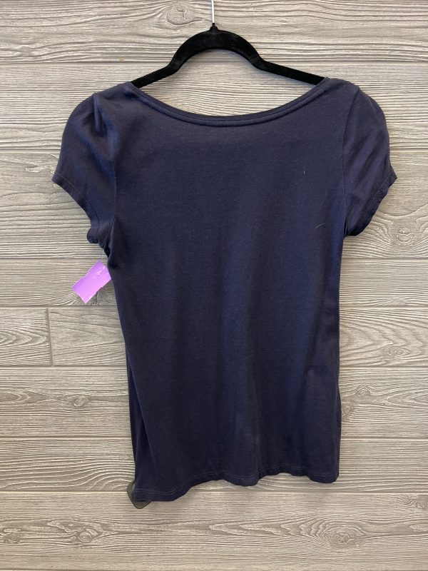 Top Short Sleeve By Loft In Blue, Size: Xs For Cheap