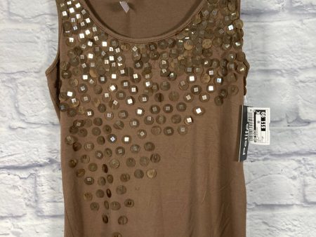 Top Sleeveless By Ann Taylor In Brown, Size: Sp Sale