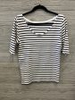 Top Short Sleeve By Gap In Striped Pattern, Size: L Online