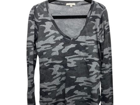 Top Long Sleeve By Z Supply In Camouflage Print, Size: S Online now