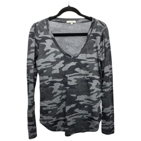 Top Long Sleeve By Z Supply In Camouflage Print, Size: S Online now