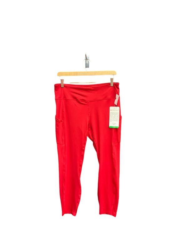 Athletic Leggings By Clothes Mentor In Red, Size: Xl Online now