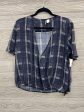 Top Short Sleeve By Divided In Blue, Size: M Hot on Sale