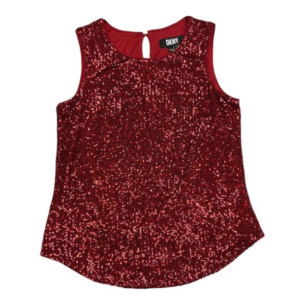 Top Sleeveless By Dkny In Red, Size: S Sale