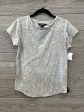 Top Short Sleeve By Simply Vera In Grey, Size: S Online now