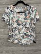 Top Short Sleeve By Chicos In Floral Print, Size: M on Sale