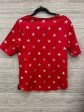 Top Short Sleeve By Croft And Barrow In Red, Size: M For Discount