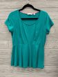 Top Short Sleeve By Isaac Mizrahi Live Qvc In Green, Size: M Online now