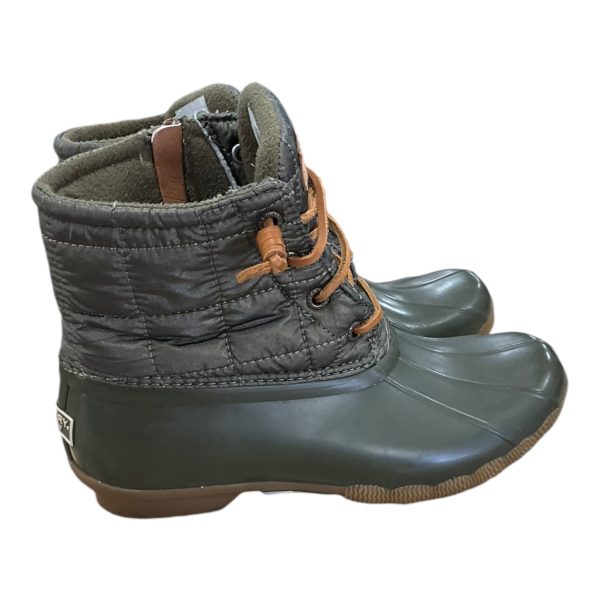 Boots Rain By Sperry In Green, Size: 6 Hot on Sale