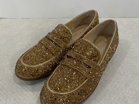 Shoes Flats By Betsey Johnson In Gold, Size: 7.5 For Sale